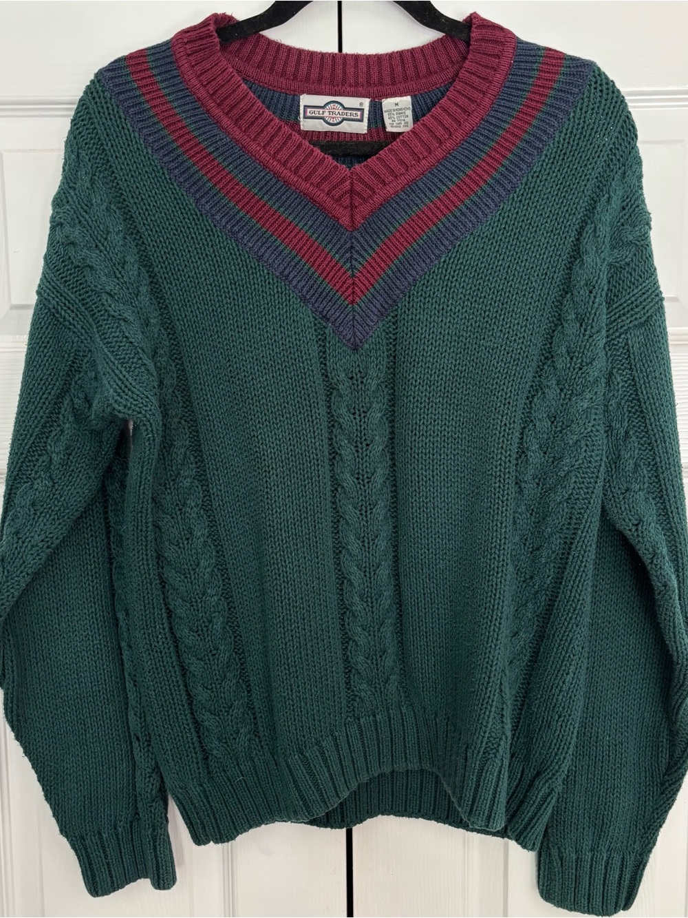 Vintage Men’s Gulf Traders Knit Sweater size Medium